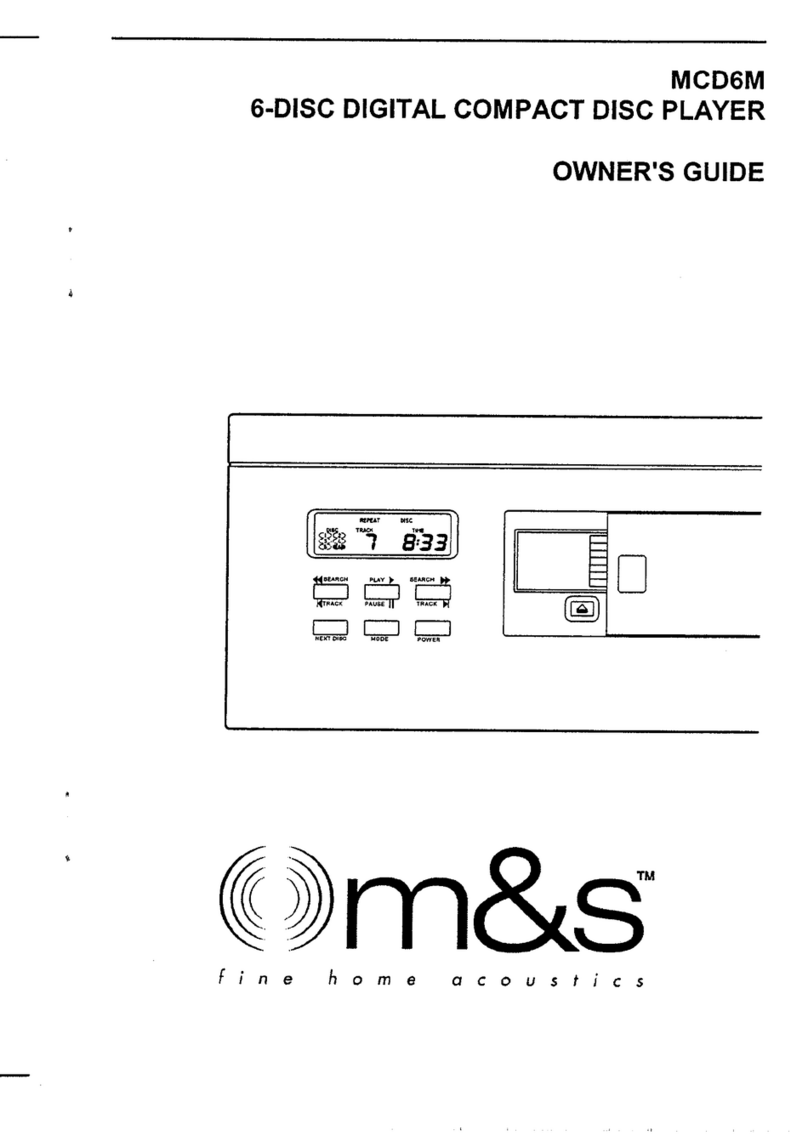M&S Systems MCD6M User manual