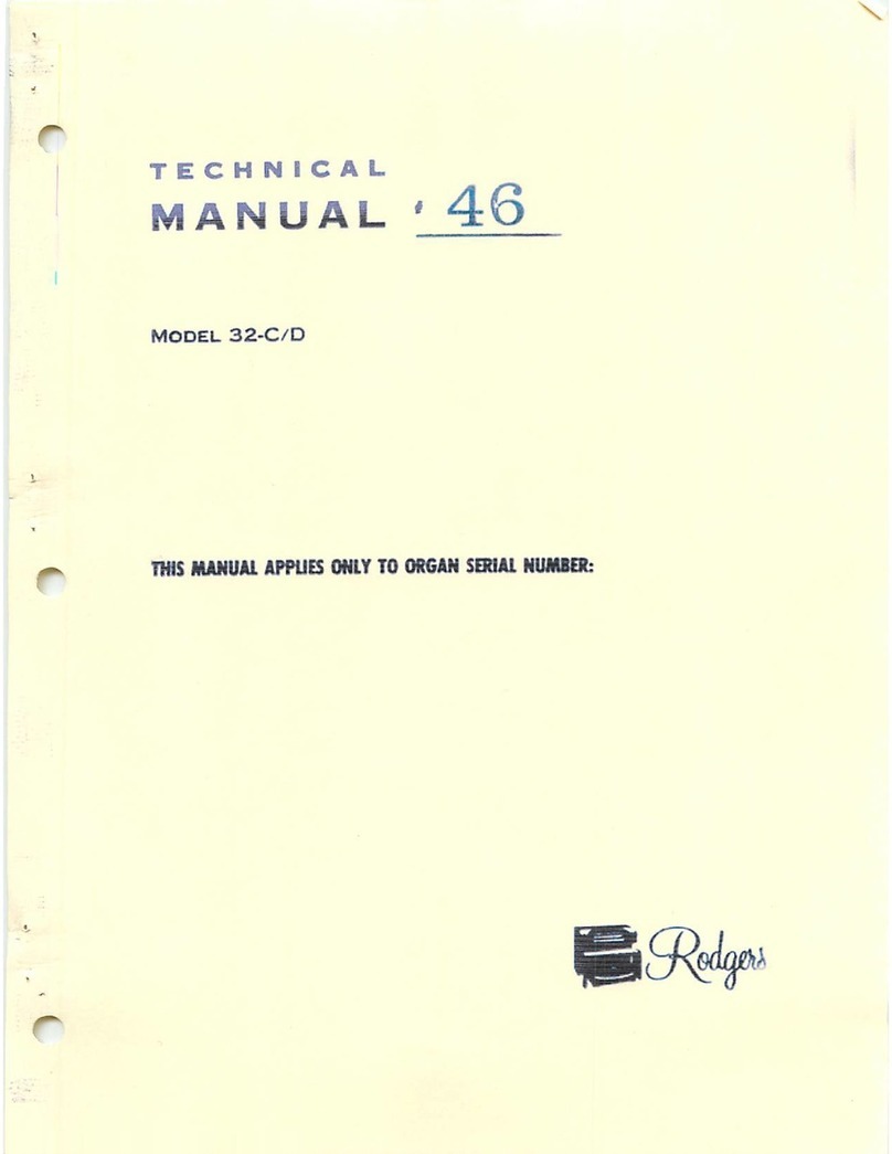 Rodgers 32C Technical manual