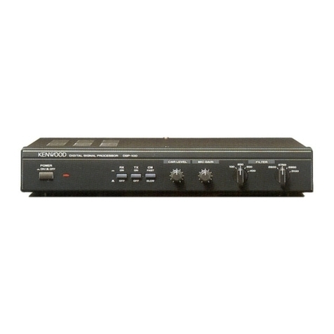 Kenwood DSP-100 User manual