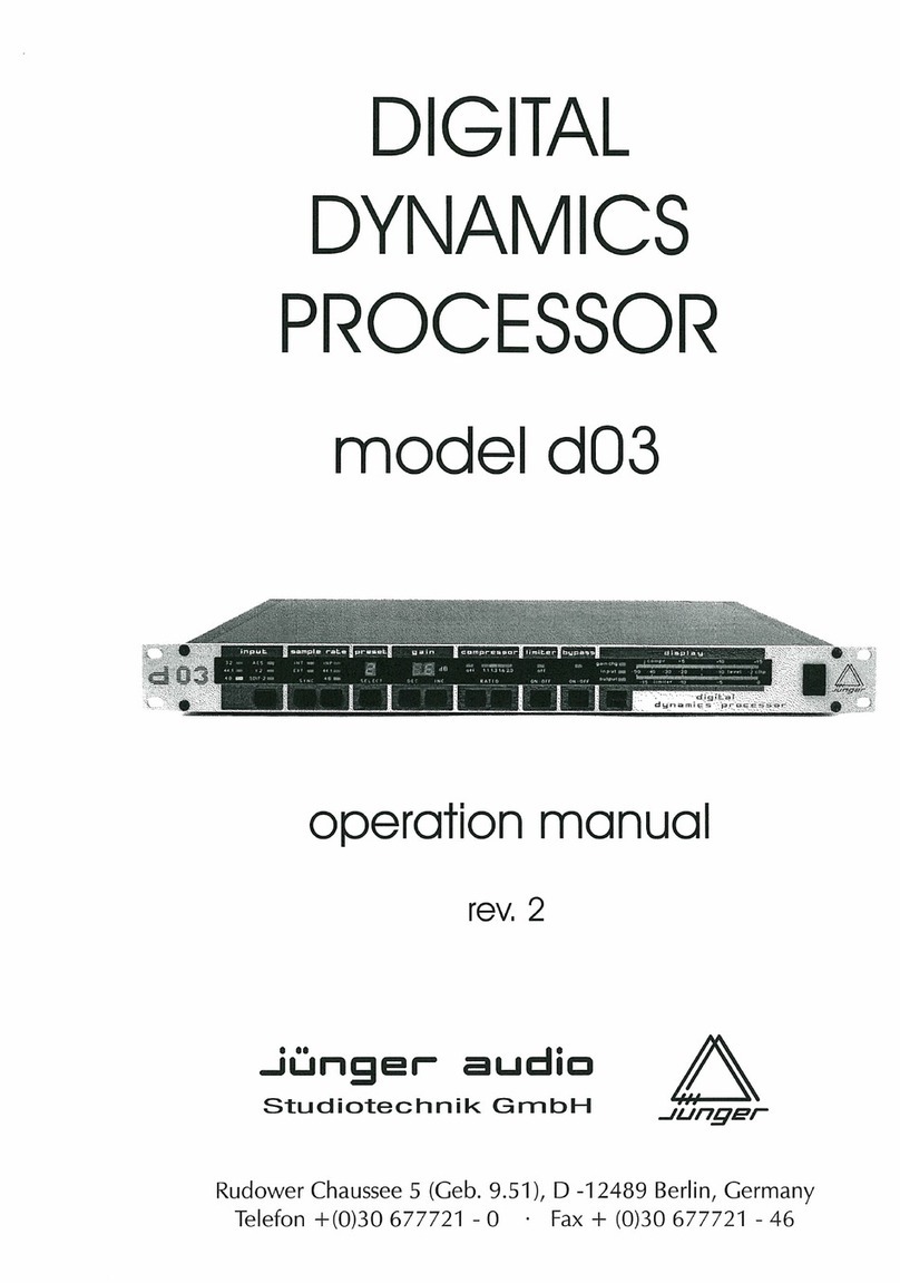 junger d03 User manual
