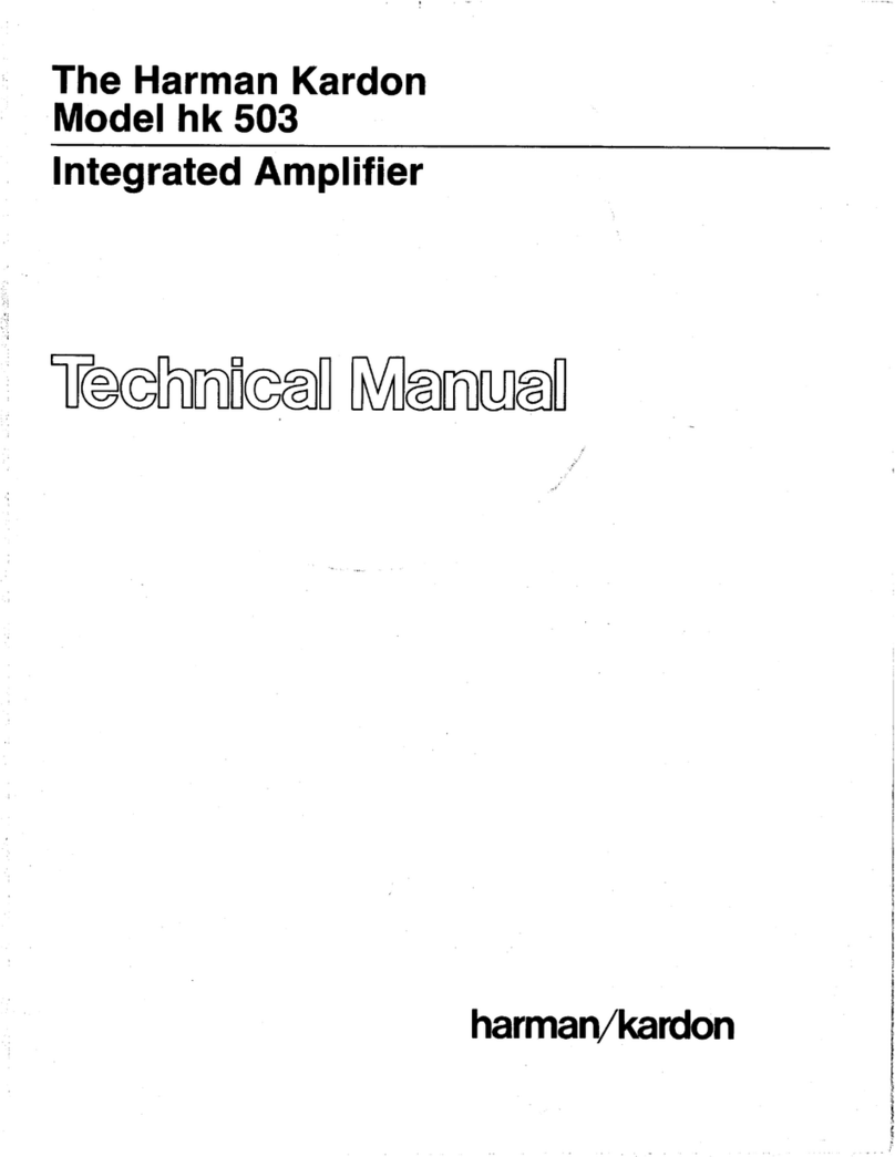 Harman Kardon HK503 Technical manual