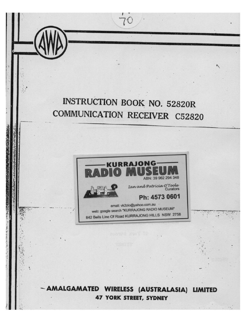 AWA C52820 User manual
