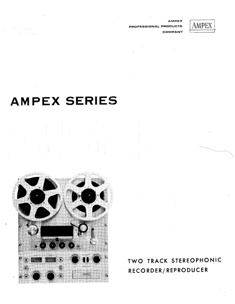 Ampex 354 User manual