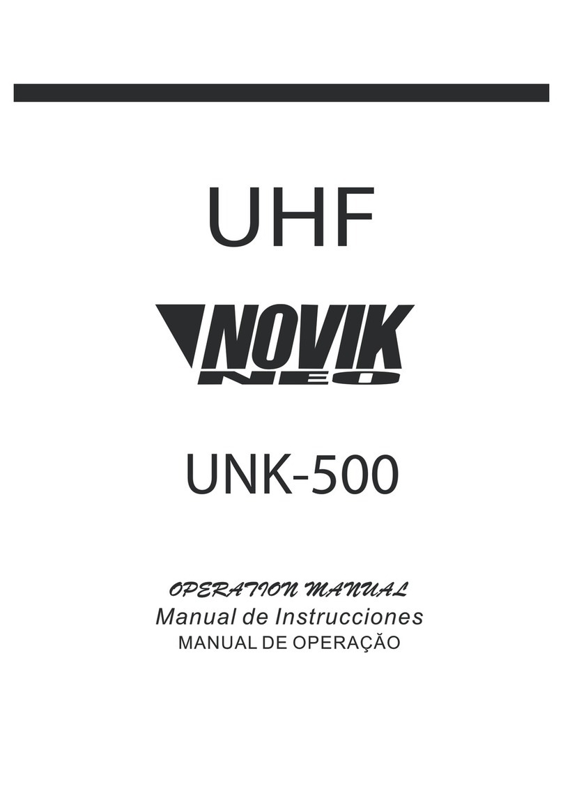 Novik Neo UNK-500 Operation manual
