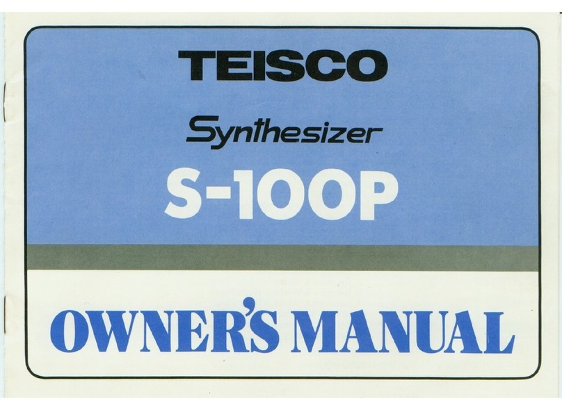 Teisco S-100P owner's manual