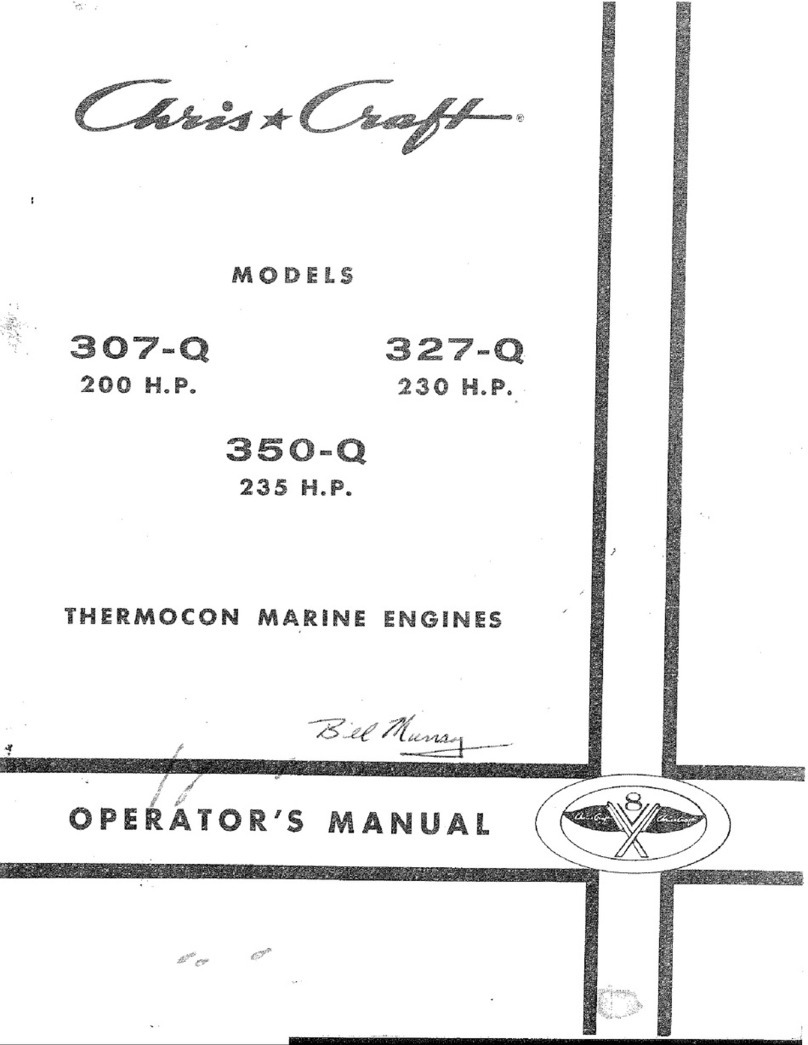 Chris-Craft 350-Q User manual