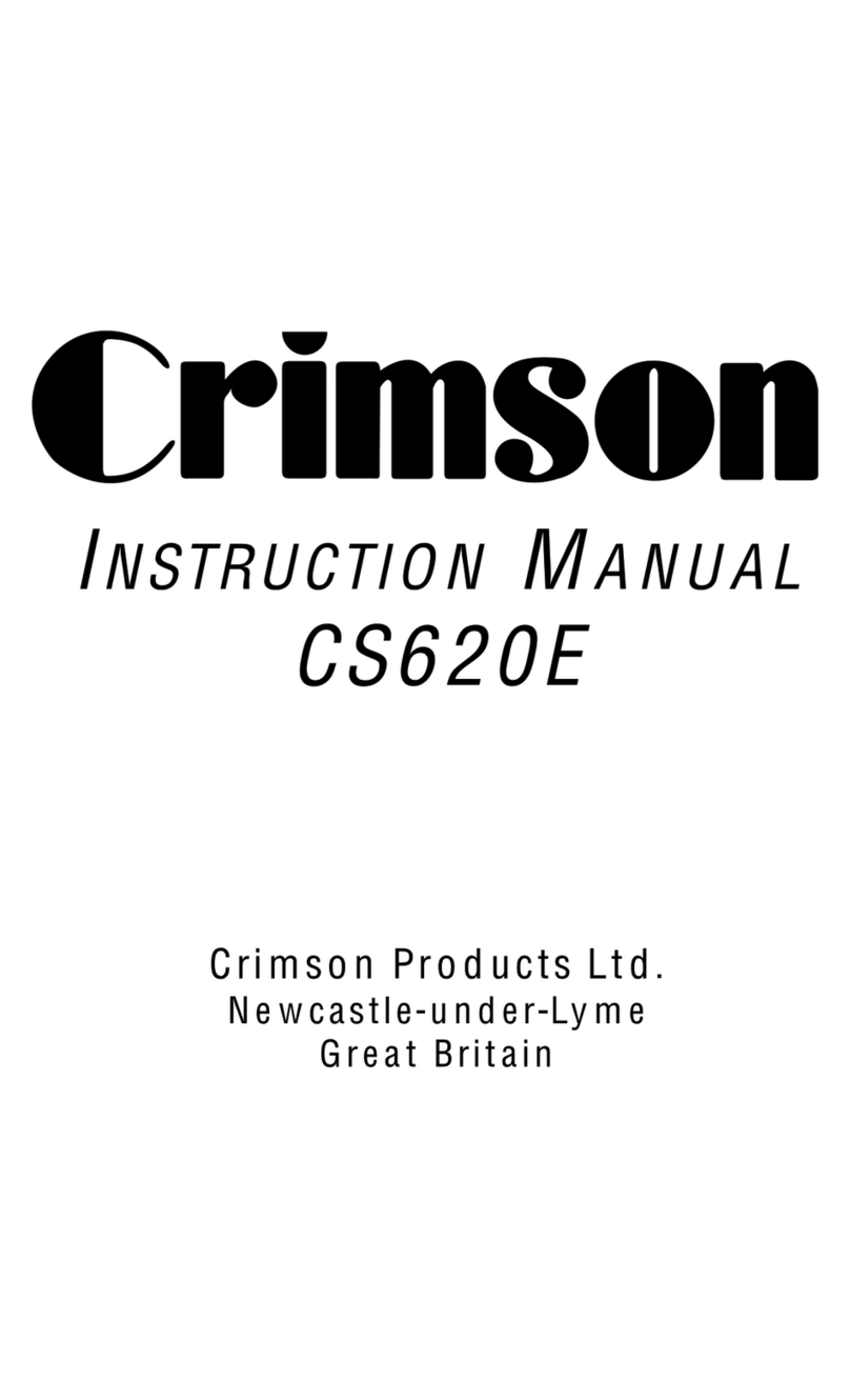Crimson CS620E User manual