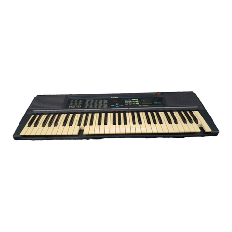 Kawai FS640 User manual