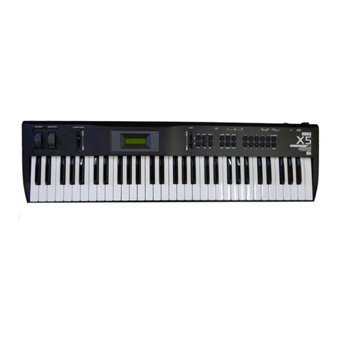 Korg X5D User manual Korg X5D User manual