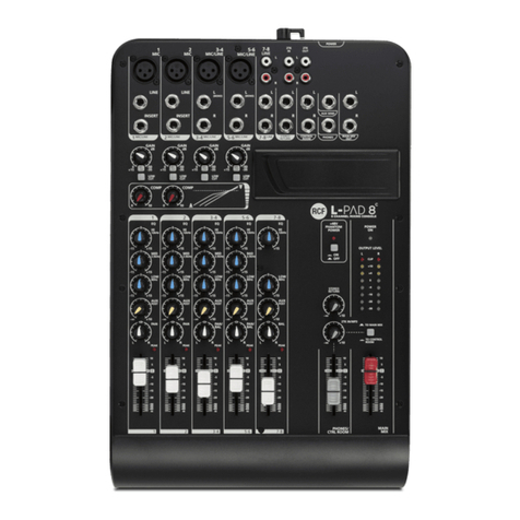 RCF L-PAD 8C User manual