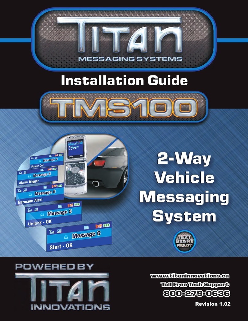 Titan TMS100 User manual