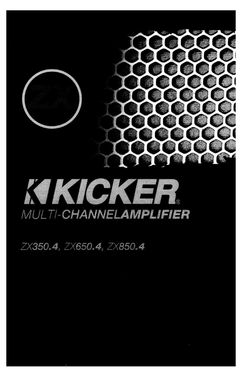 Kicker ZX850.4 owner's manual