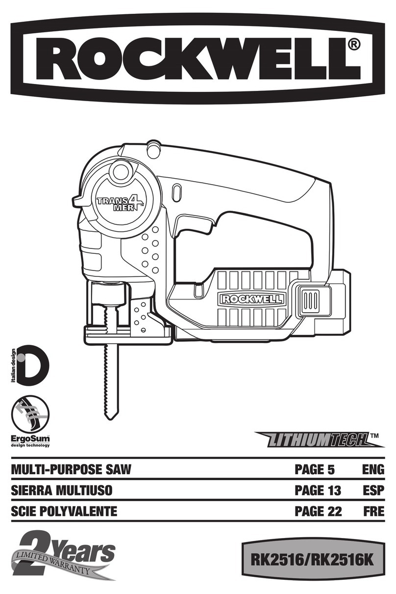 Rockwell LithiumTech RK2516 Operation manual