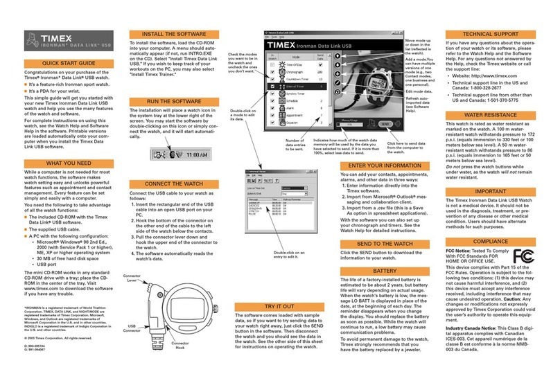 Timex Ironman User manual