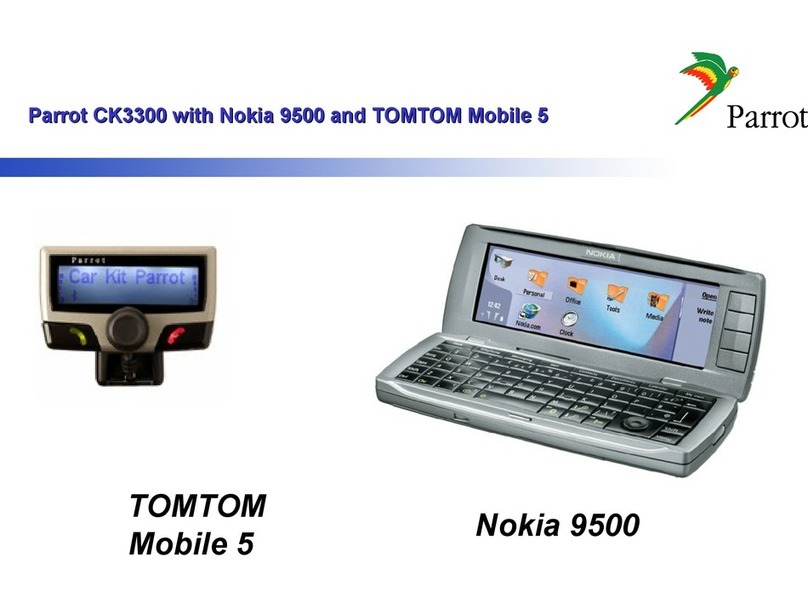 Parrot CK3300 Manual