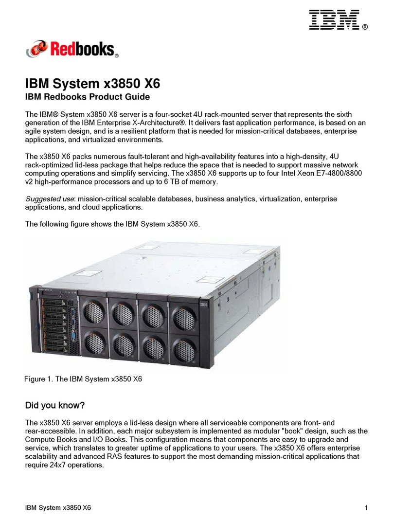 IBM X3850 X6 User manual