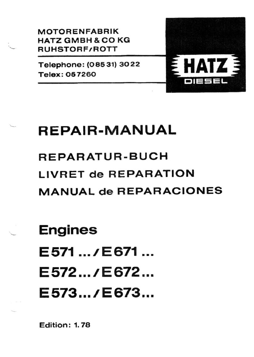 Hatz Diesel E 571 Series Repair manual
