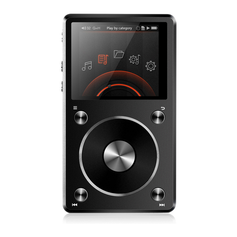Fiio X5 User manual
