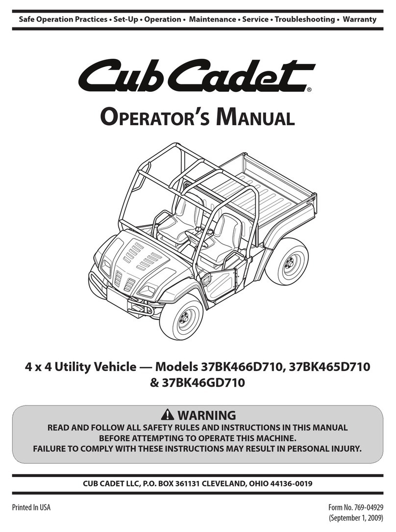 Cub Cadet 37BK466D710 User manual