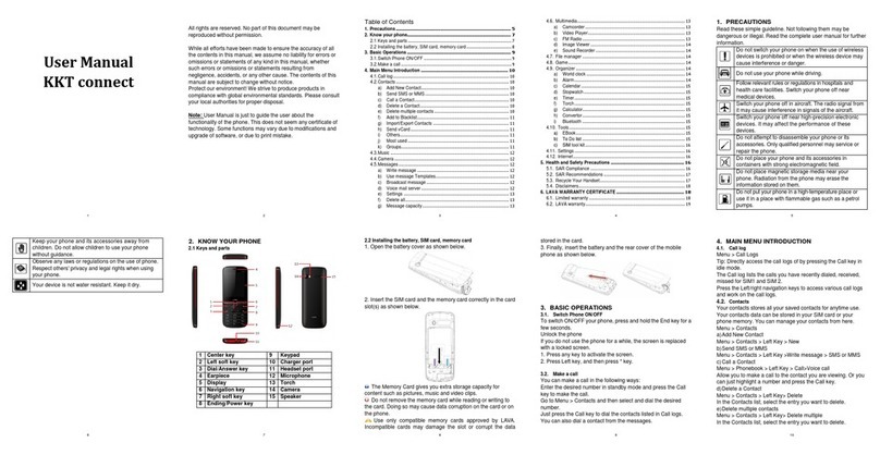 Lava KKT connect User manual