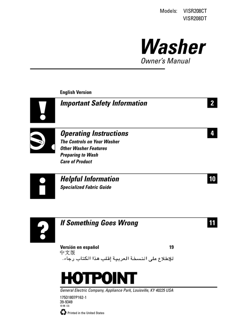 GE VISR208CT User manual GE VISR208CT User manual