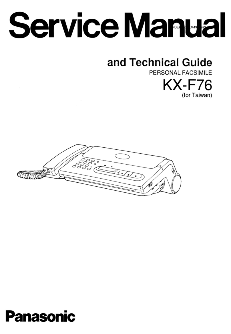 Panasonic KX-F76 User manual