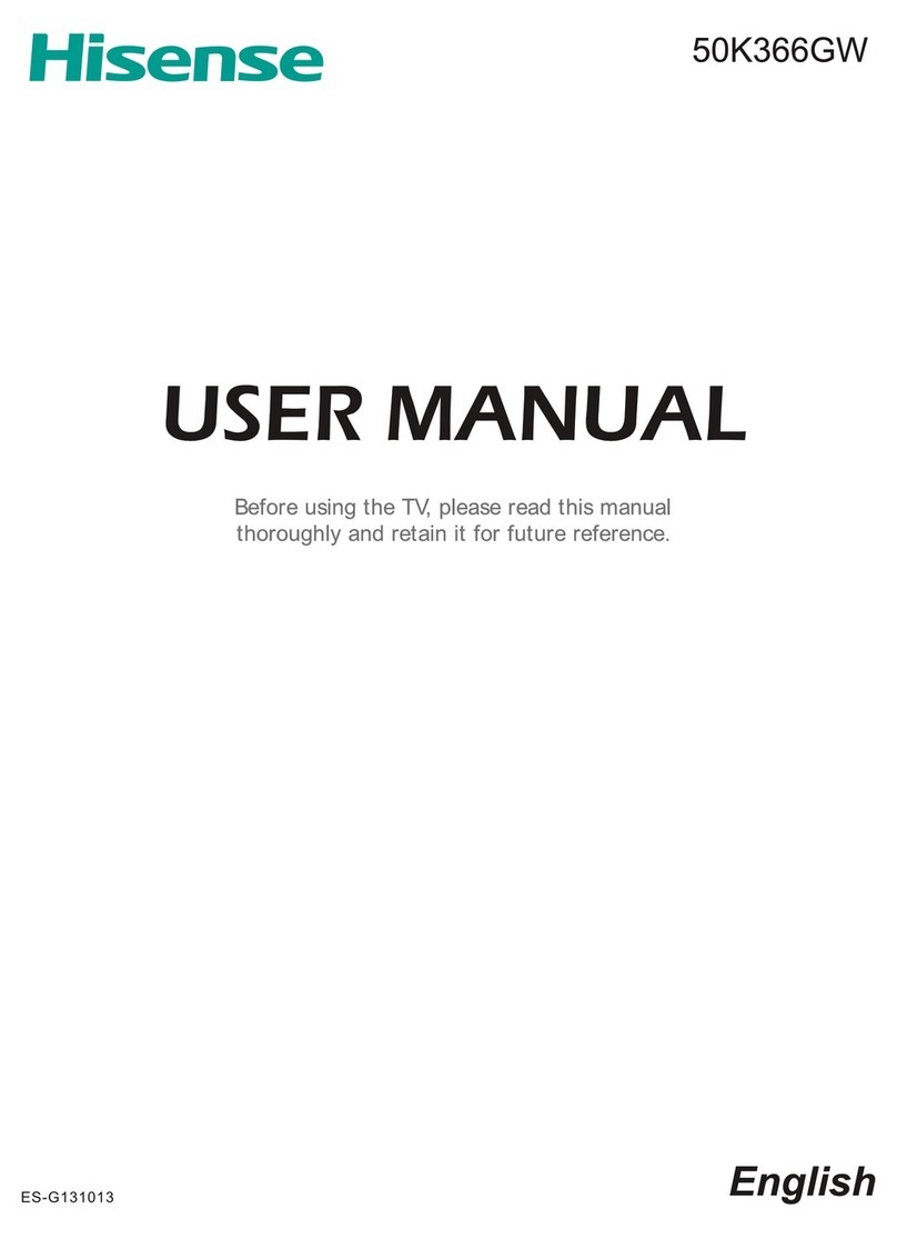 Hisense 50K366GW user manual