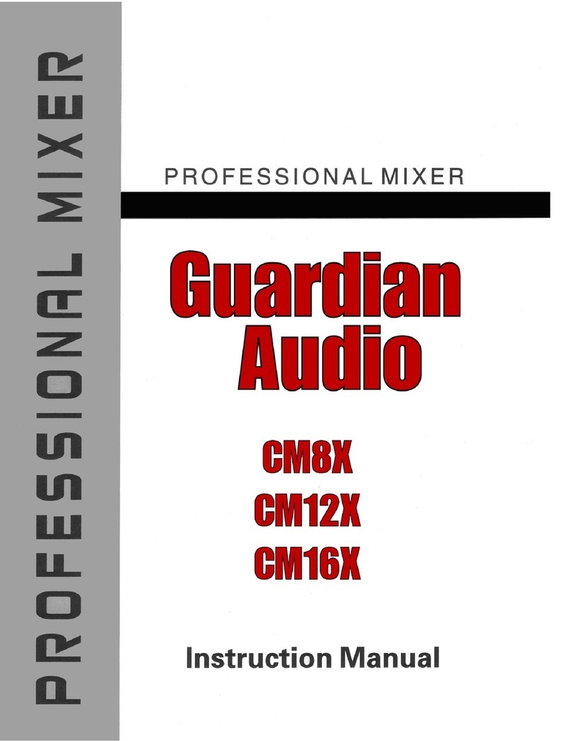 Guardian Audio CM8X instruction manual