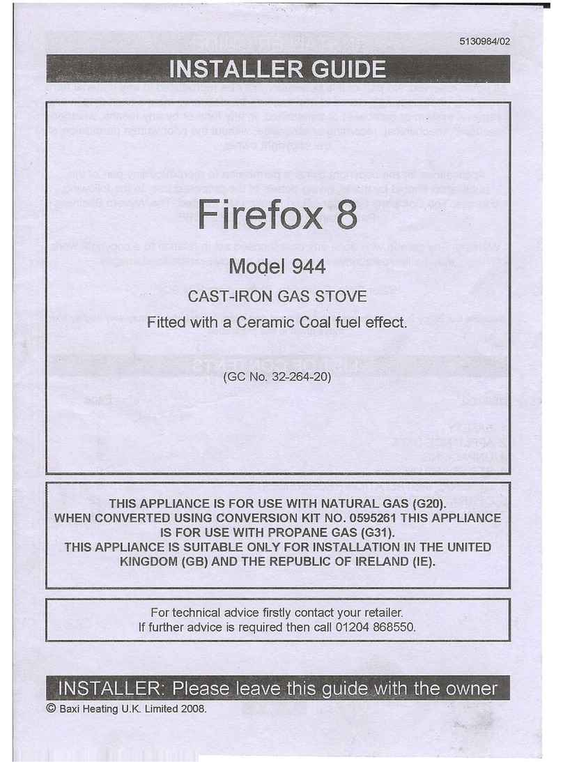 Baxi Firefox 8 944 Installer's guide