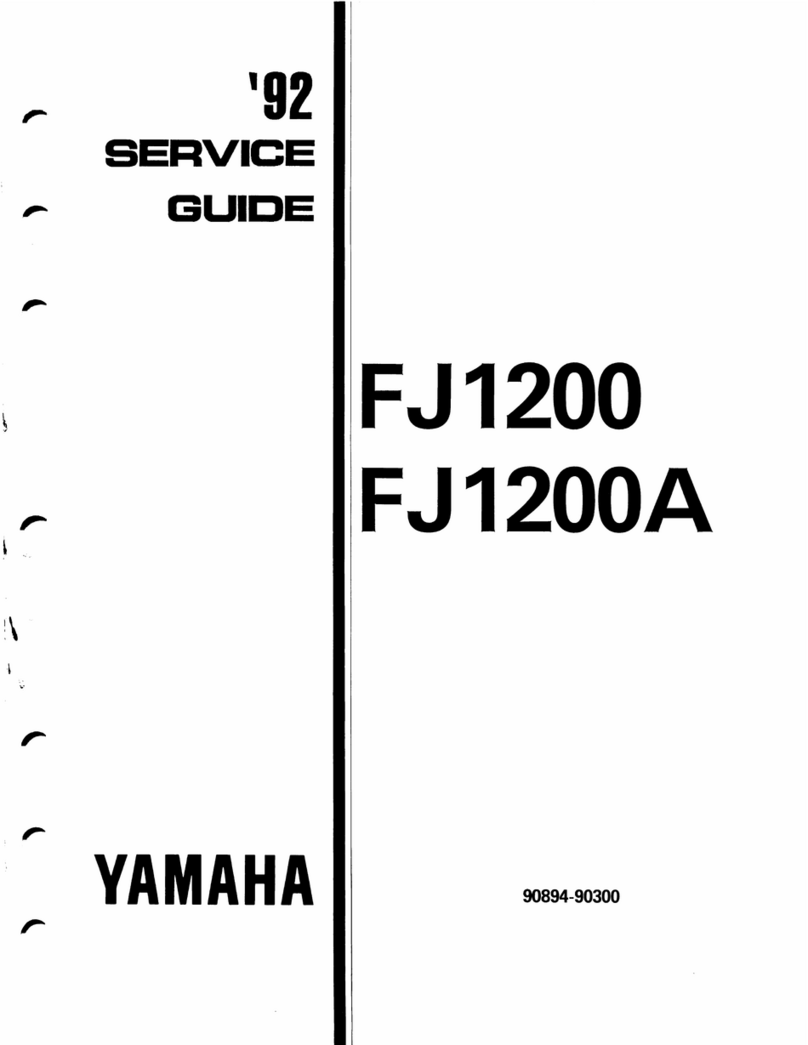 Yamaha 1992 FJ1200 User manual Yamaha 1992 FJ1200 User manual