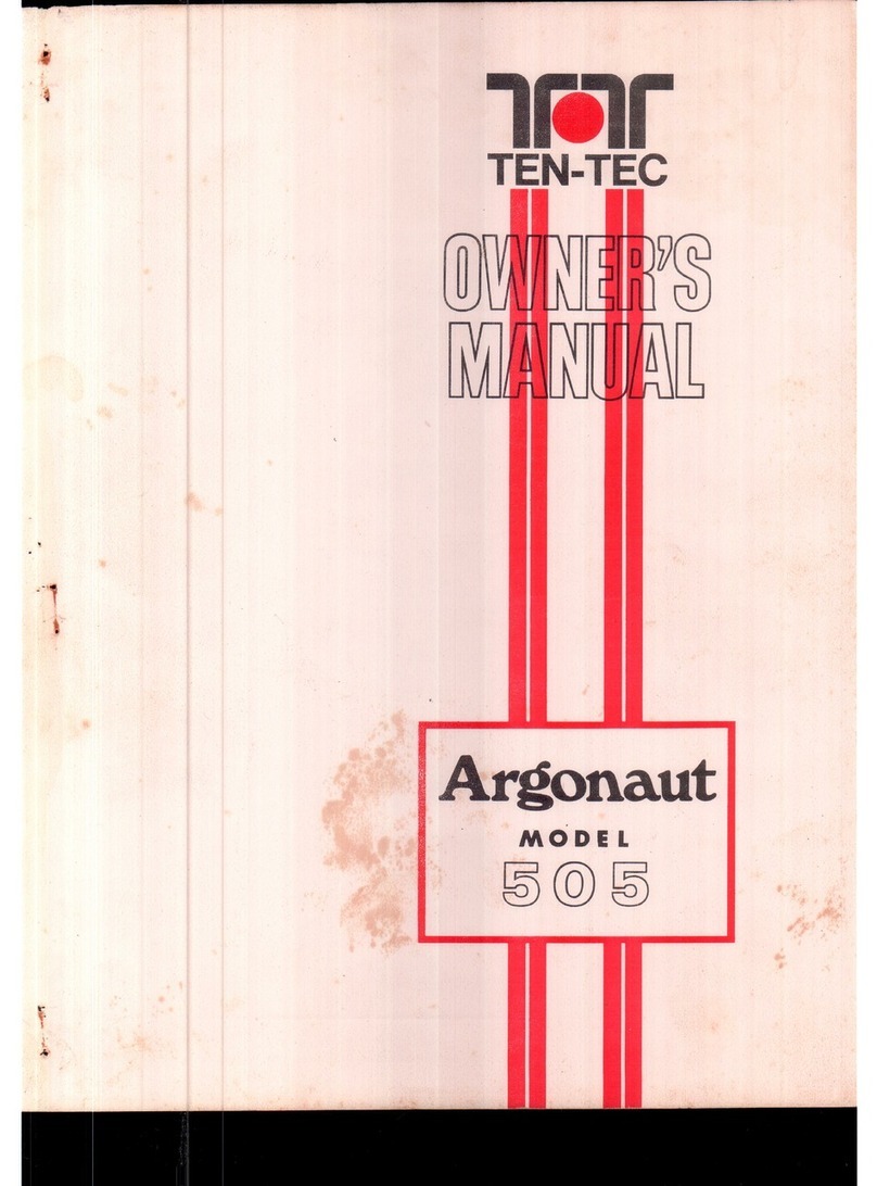 Ten-Tec Argonaut 505 User manual