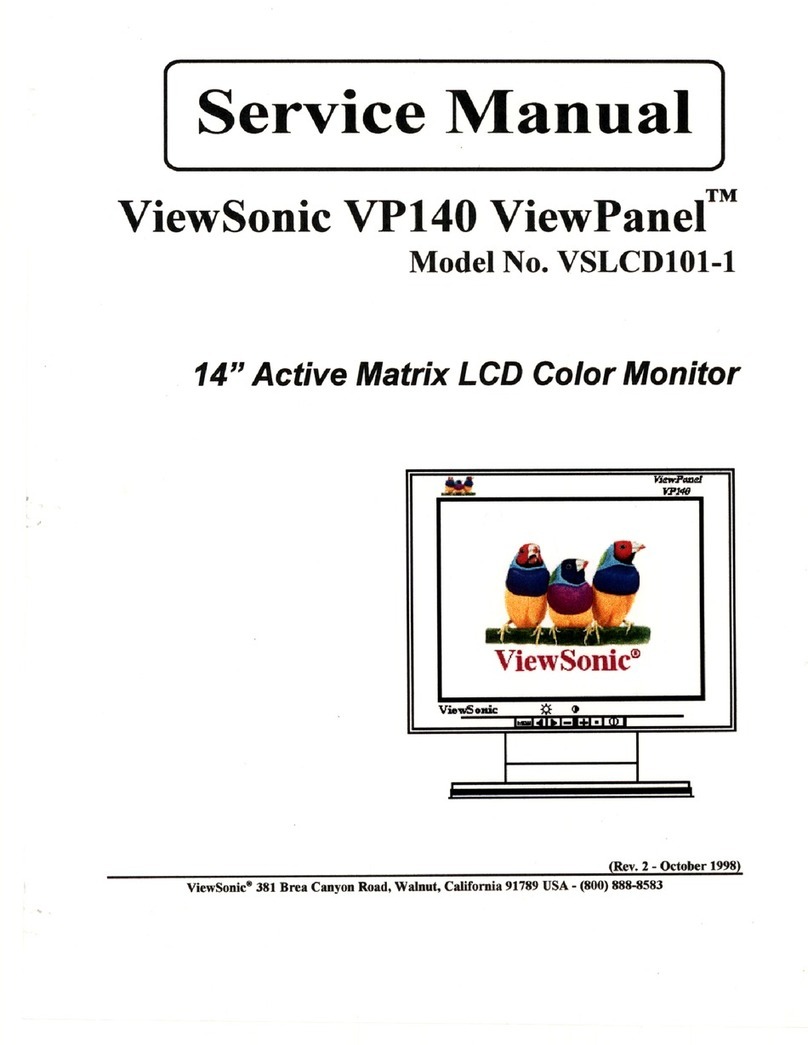 ViewSonic VP140 VSLCD101-1 User manual