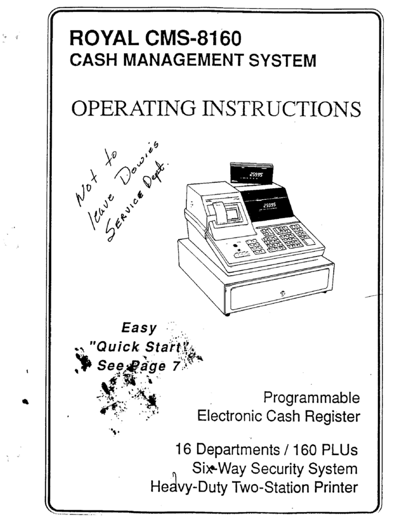 Royal CMS-8160 User manual
