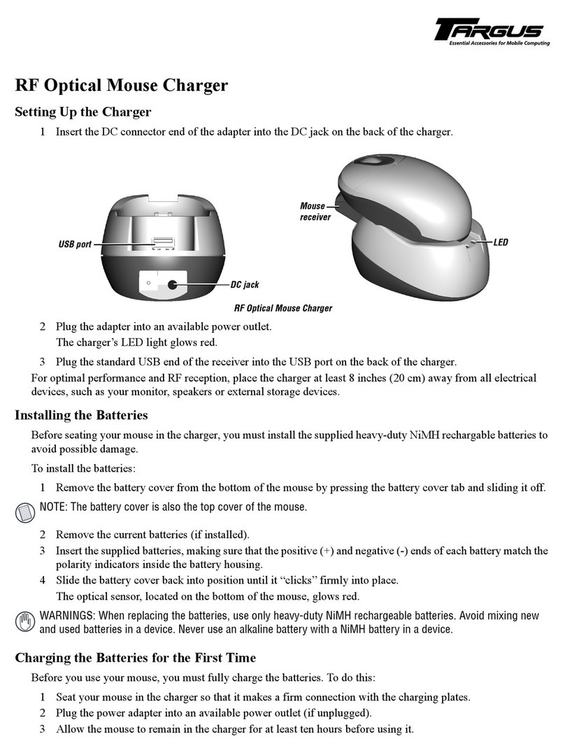 Targus PMK050 Setup guide