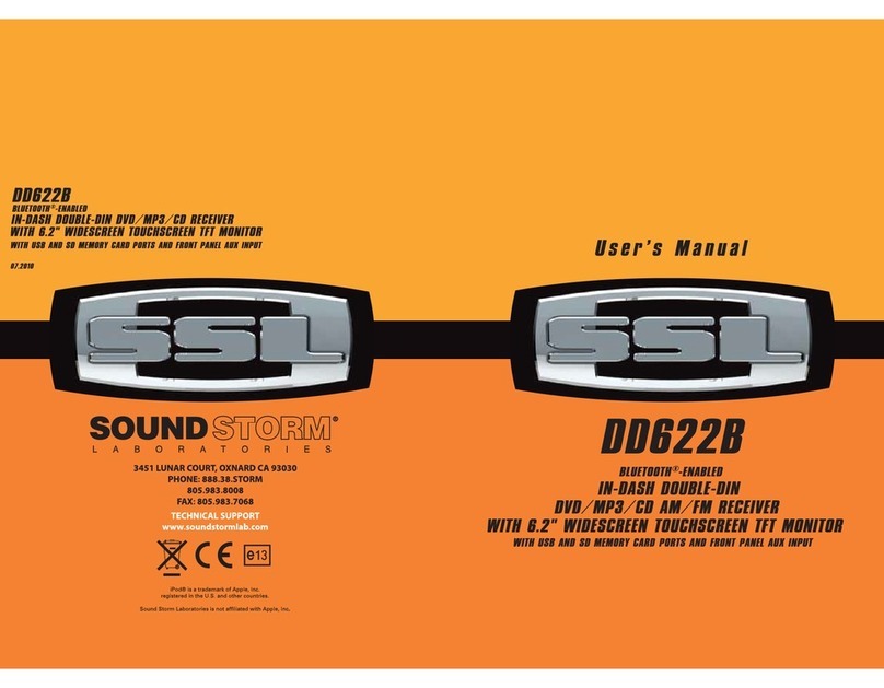 Sound Storm DD622B User manual