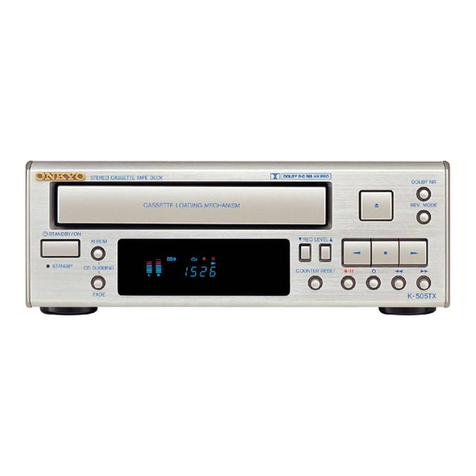 Onkyo K-505TX User manual Onkyo K-505TX User manual