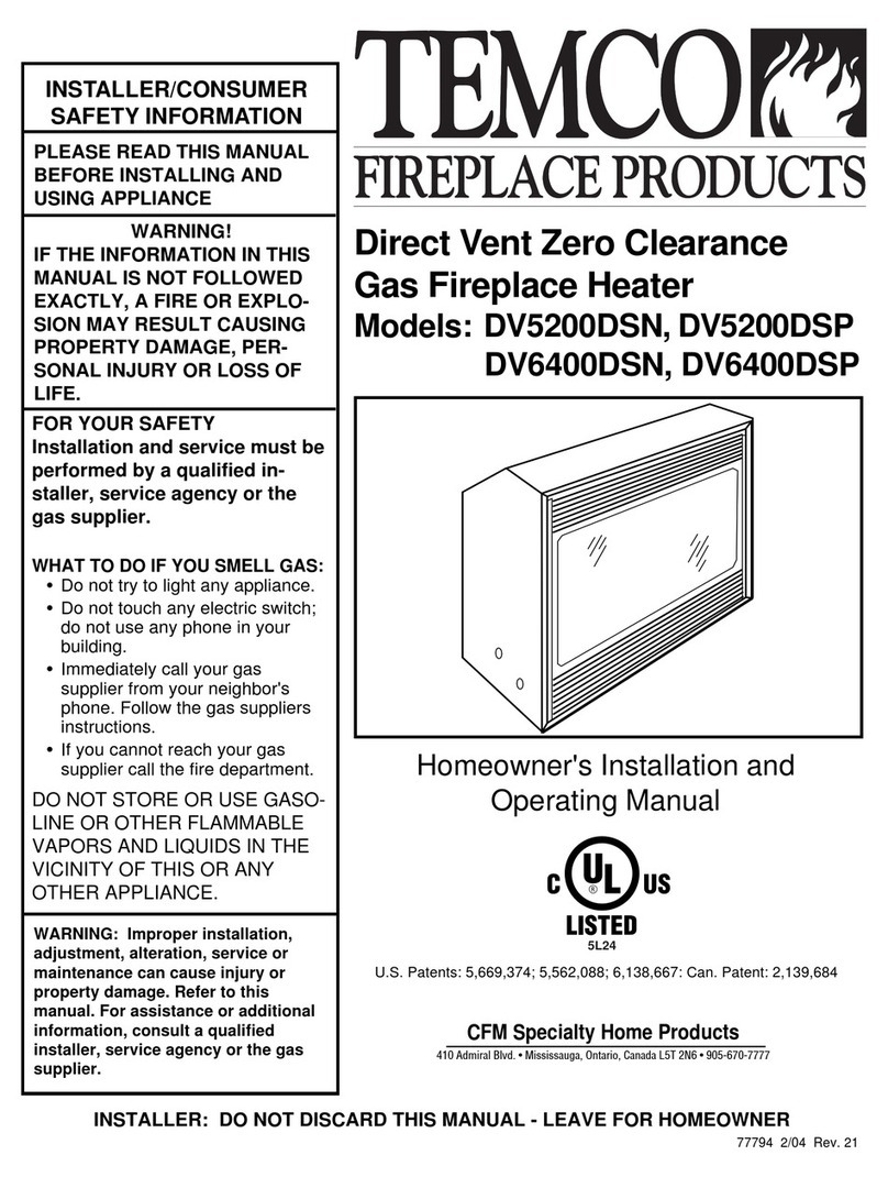 Temco DV5200DSN Homeowner's installation & operation manual
