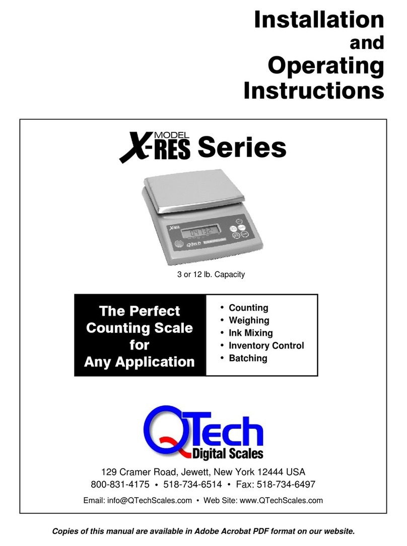 q-Tech X-RES Series User manual