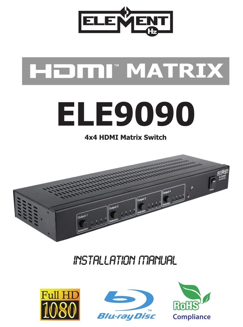 Element-Hz ELE9090 installation manual Element-Hz ELE9090 installation manual