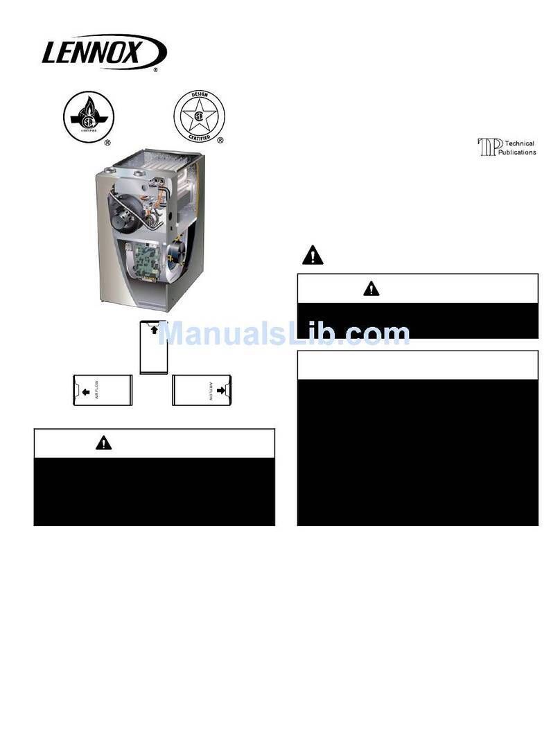 Lennox SLP98UHV SERIES User manual