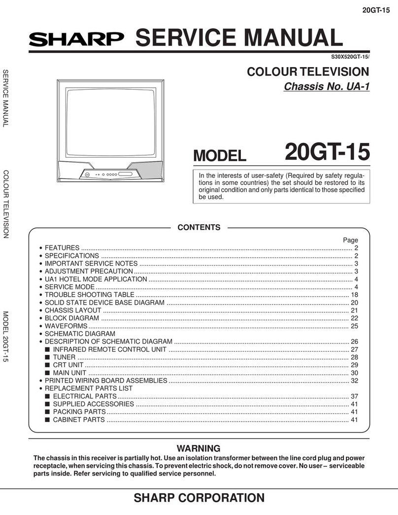 Sharp 20GT-15 User manual Sharp 20GT-15 User manual