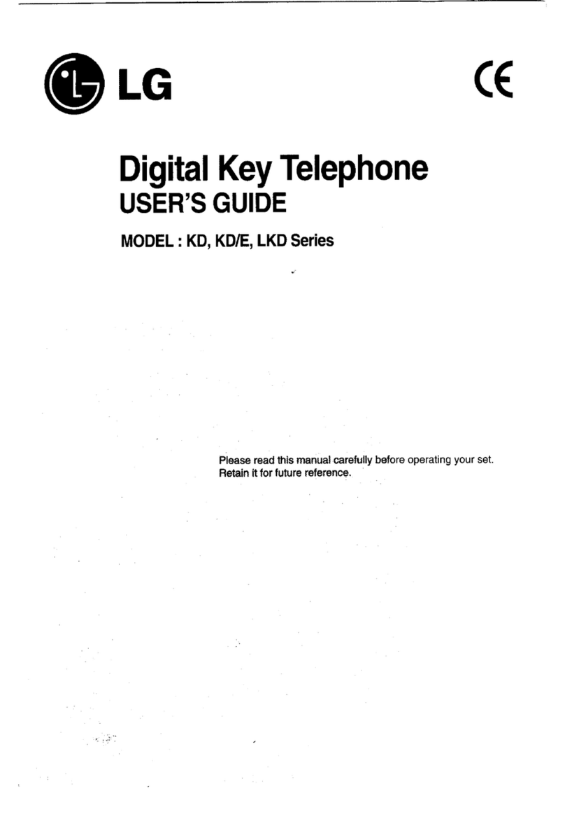 LG KD series User manual