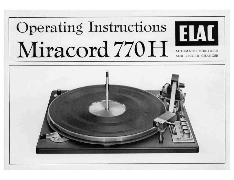 ELAC Miracorrd 770 H operating instructions