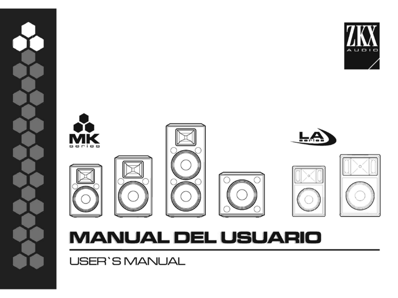 ZKX Audio MK 1225 User manual