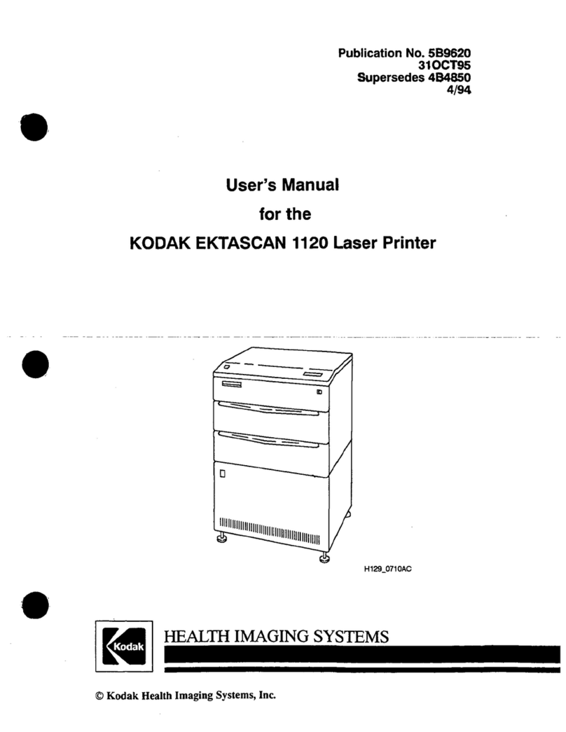 Kodak Ektascan 1120 User manual
