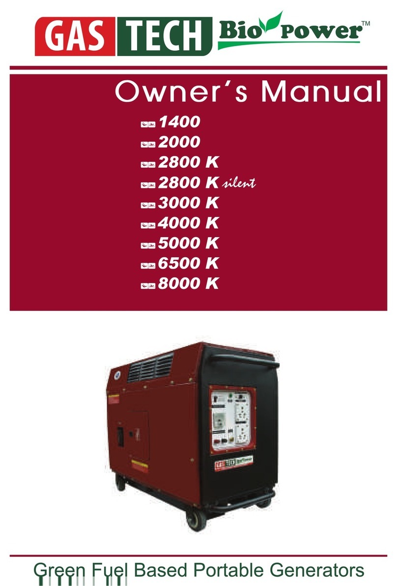 GasTech 1400 owner's manual