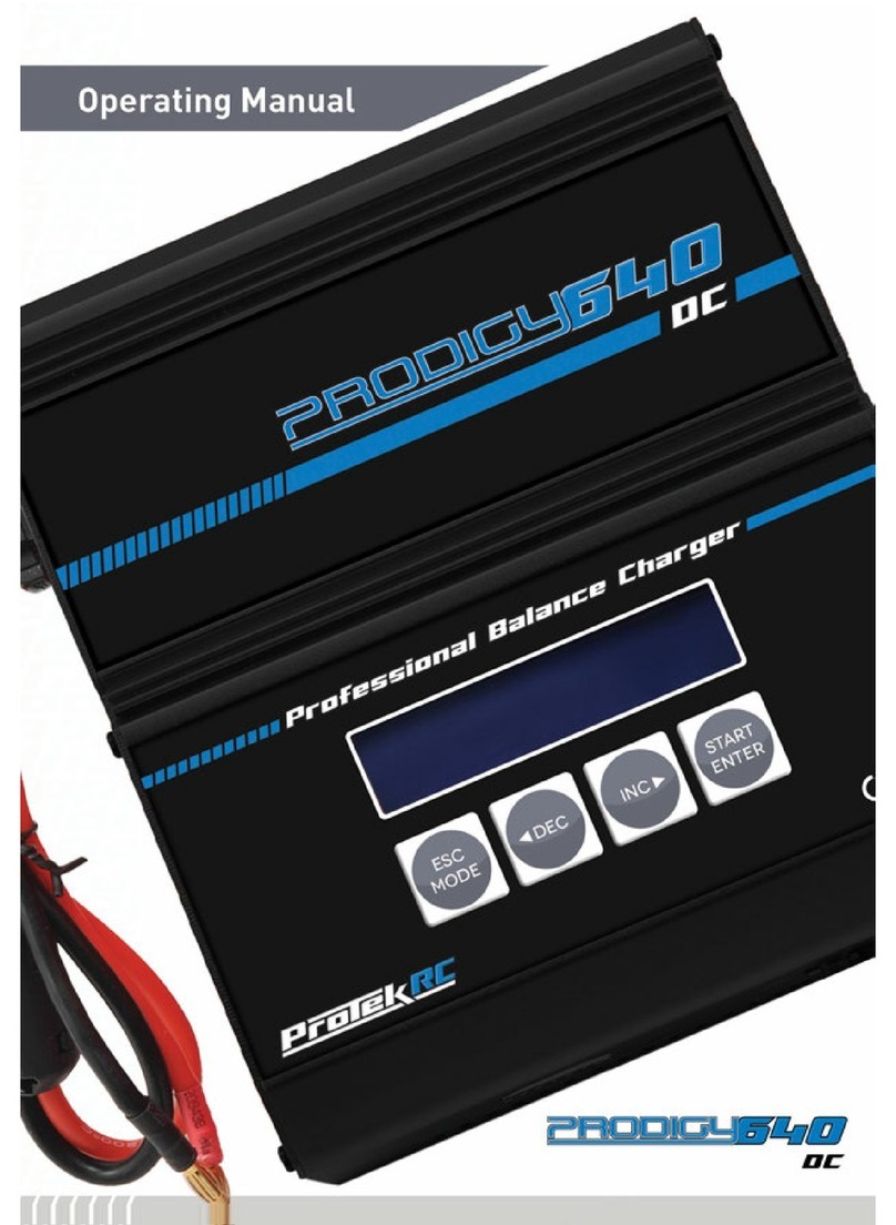 Pro-tec Prodigy 640 DC operating manual