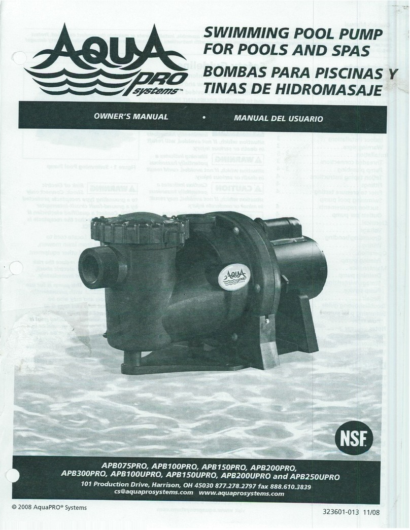 Aqua APB075PRO owner's manual