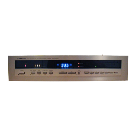 Pioneer TX-D1000 User manual