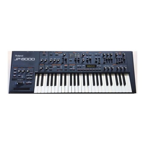Roland JP-8000 Operating and maintenance manual